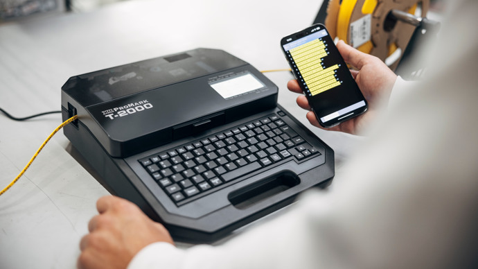 Try out our popular PROMARK T-2000 thermal transfer printer
