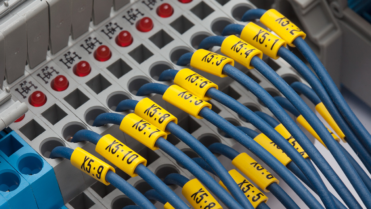 HalogenFree Oval Profile Oval Wire Marker Partex