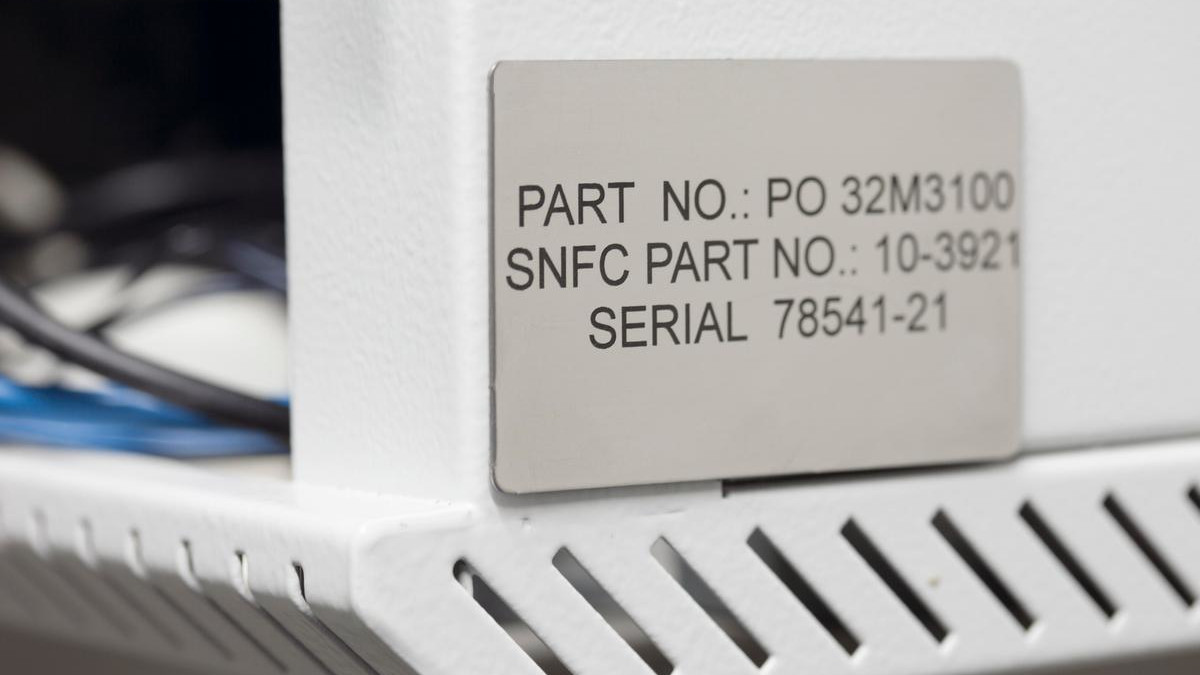 Stainless Steel Engraved Legend Plates Engraved Legend Plates Partex